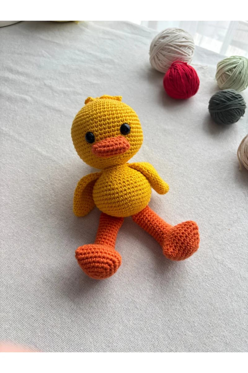 Amigurumi Oyuncak Sarı Ördek