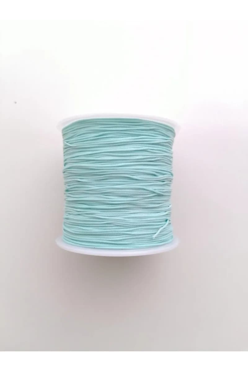 1.kalite Mint Yeşili Paraşüt Ipi - Bileklik Ipi (100 MT)