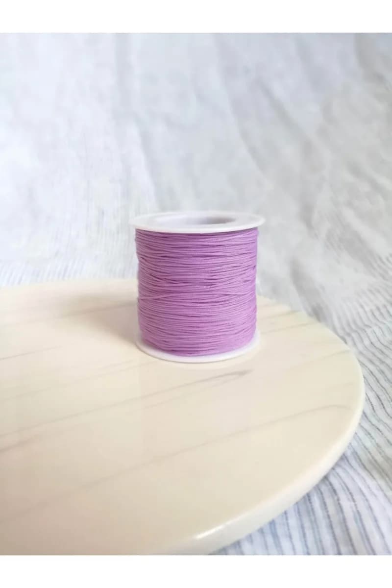 1.kalite Lila Paraşüt Ipi - Bileklik Ipi (100 Mt)