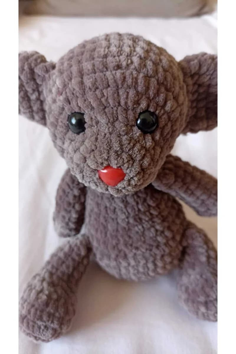 Amigurumi Vidalı Burun Kırmızı 12 Mm (20 ADET) — görsel 3
